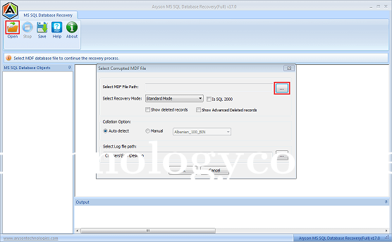 SQL Database Recovery s Screenshots